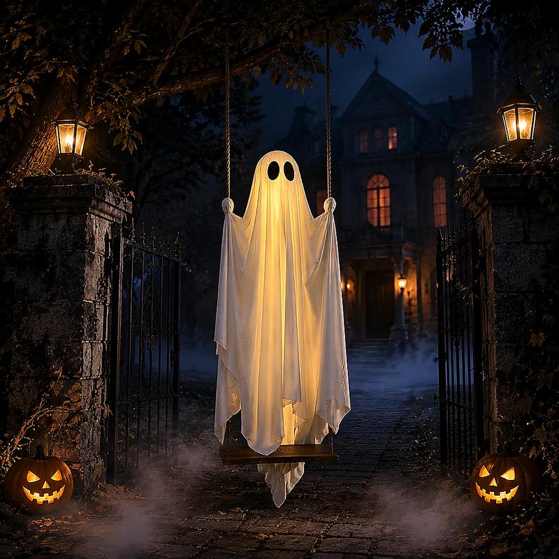 5FT Haunted Swinging Ghost