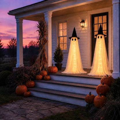 5FT Light-Up Ghost Duo