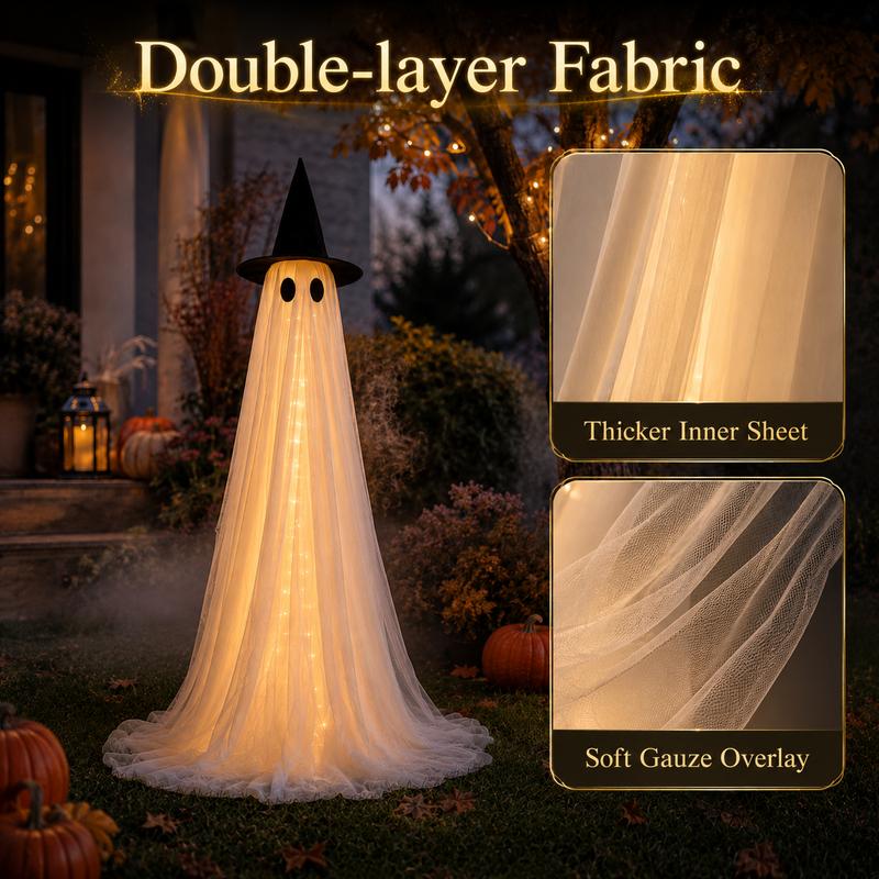 5FT Light-Up Ghost Duo