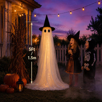 5FT Light-Up Ghost Duo